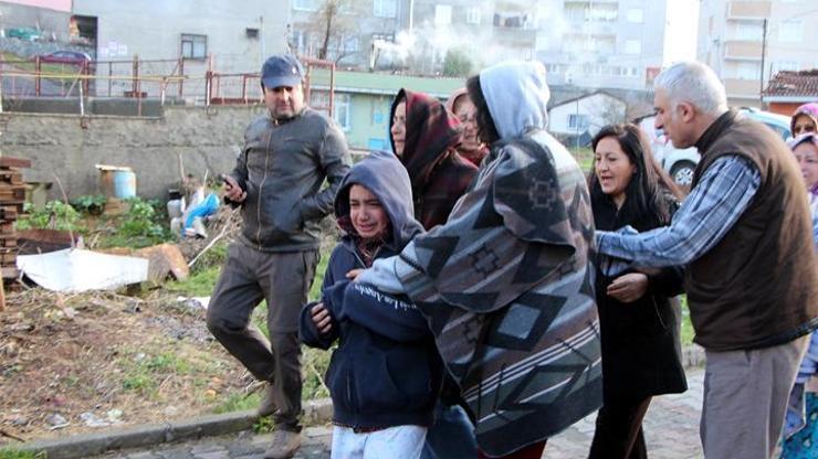 Yangından kurtulan çocuk tabletim yandı mı diyerek ağladı
