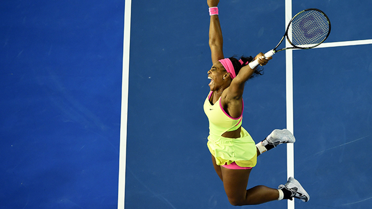 Avustralya Açıkın kraliçesi Serena Williams