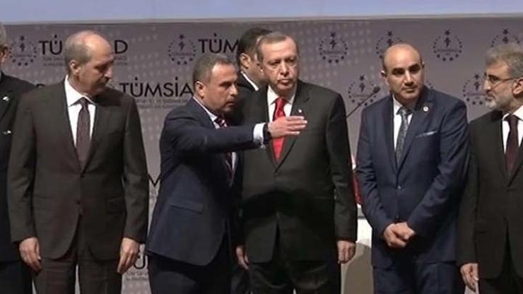Erdoğan müdahale etti onlar da sahneye çıktı