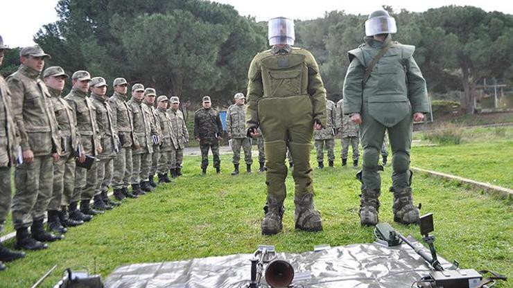 TSK mayın ve patlayıcı eğitimini İzmirde veriyor