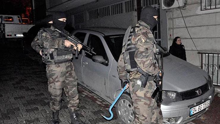 İstanbulda 3 ilçede narkotik operasyonu