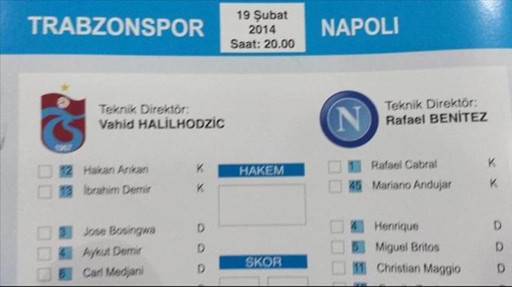 UEFAdan Trabzonsporla ilgili skandal hata