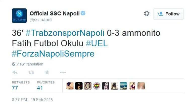 Napoli resmen saçmaladı