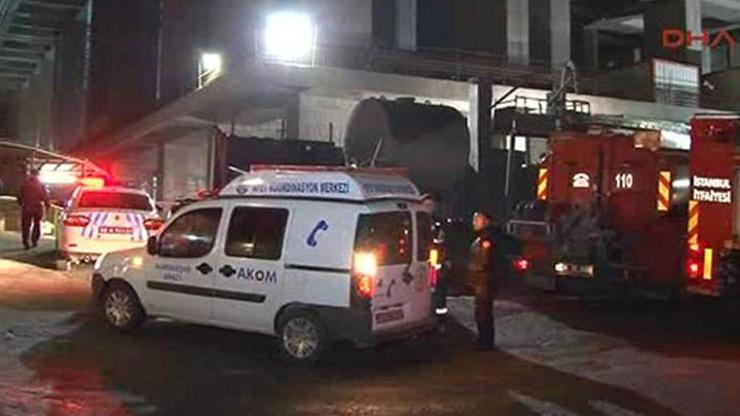 Mecidiyeköyde yine işçi kazası