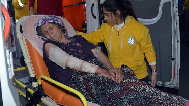 Eşinin üzerine kaynar su döktü