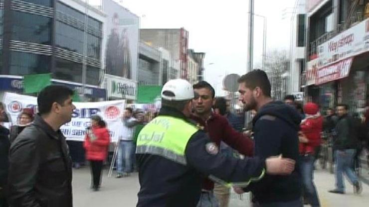 Düzce ve Şanlıurfada 8 Mart gerginliği