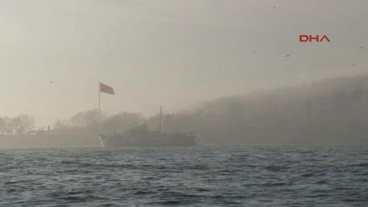 İstanbulda sis vapurları da etkiledi