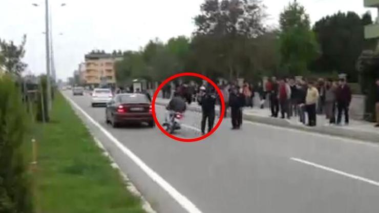 Trafik Canavarı gençlere polisten tokat