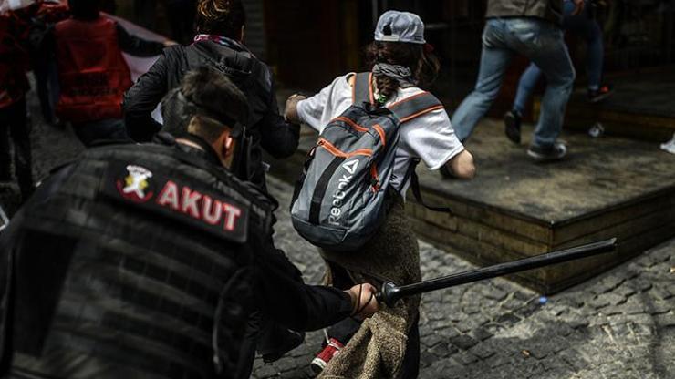 AKUTtan çevik polise çok sert tepki