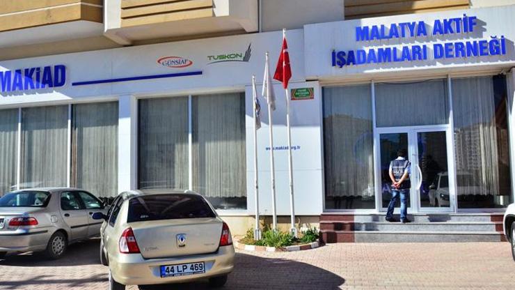 Malatyada işadamları derneğine polis baskını