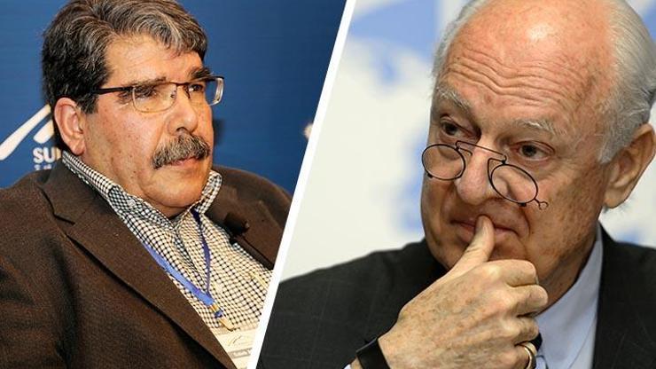Salih Müslim BMnin Suriye Özel Temsilcisi ile görüştü