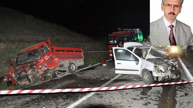 Çorumdaki kazada 112 Acil Servis yöneticisi öldü