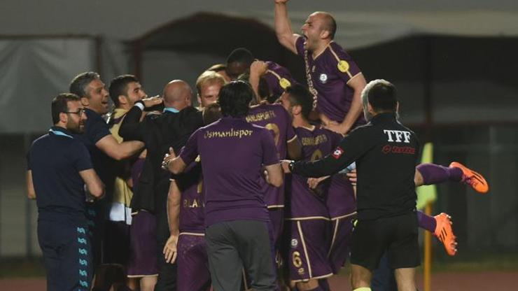 Osmanlıspor Süper Lige yükseldi