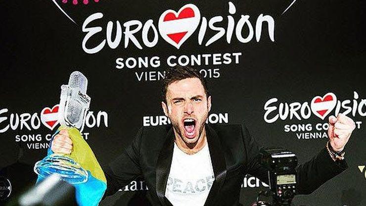 Eurovisionu kazanan Zelmerlöwe fotoğraf tepkisi