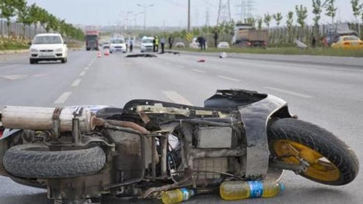 Başakşehirde motosiklet kazası: 2 kişi öldü