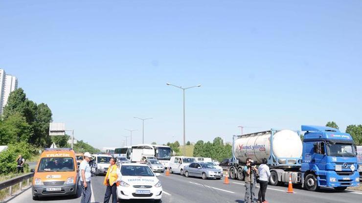 İstanbul TEMde kaza
