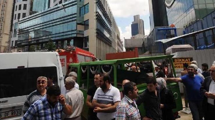 Plaza inşaatındaki asansör kazasında bir işçi öldü
