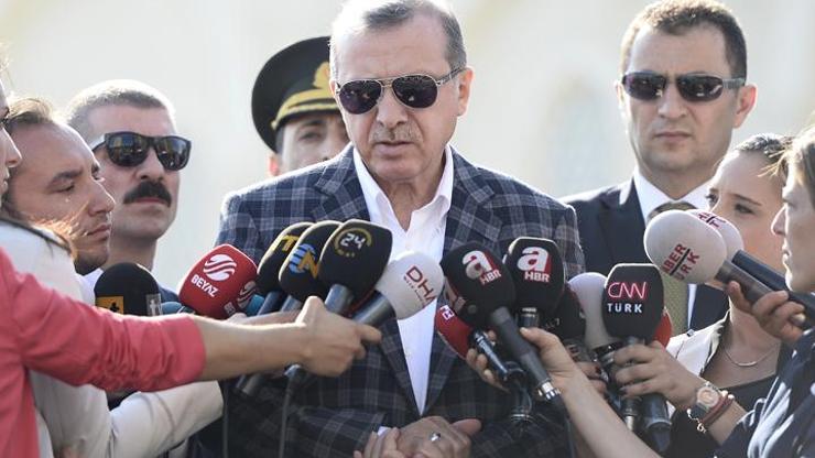 Cumhurbaşkanı Erdoğandan bayram namazı sonrası flaş sözler
