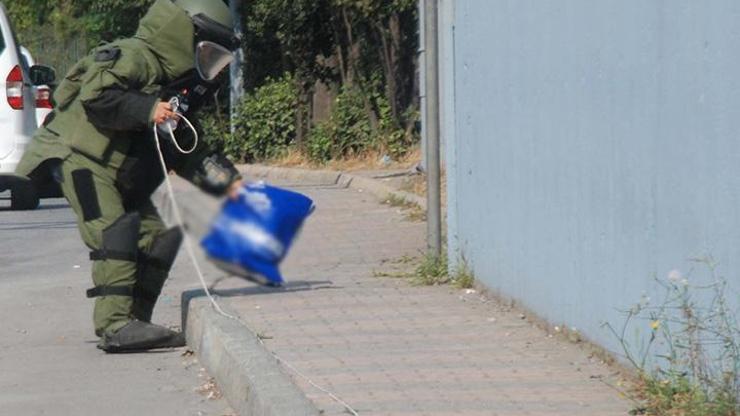 Ataşehirdeki şüpheli paketten galeta çıktı