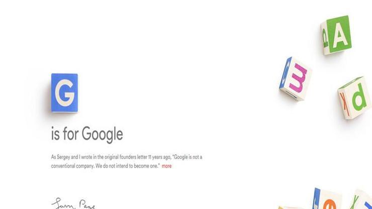 Googledan yeni şirket: Alphabet