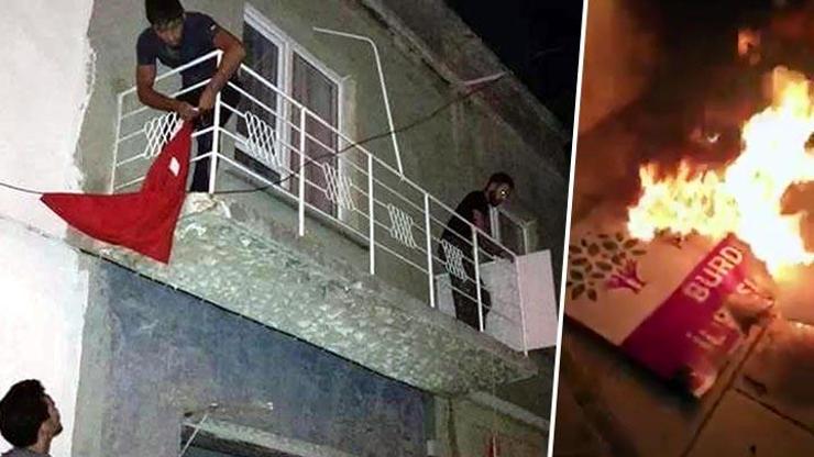Burdurda HDP binasına saldırı