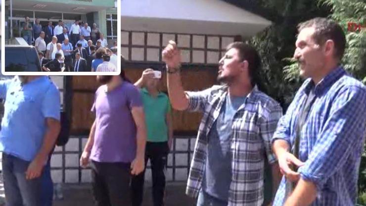 Orman ve Su İşleri Bakanı Veysel Eroğluna Hopada protesto