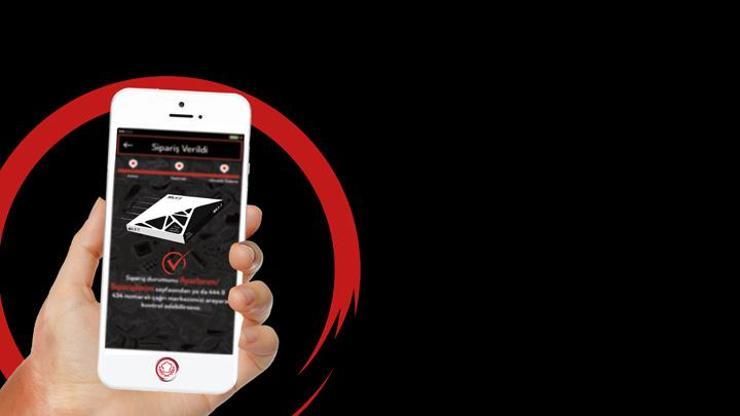 Yemek siparişleri artık mobilden veriliyor