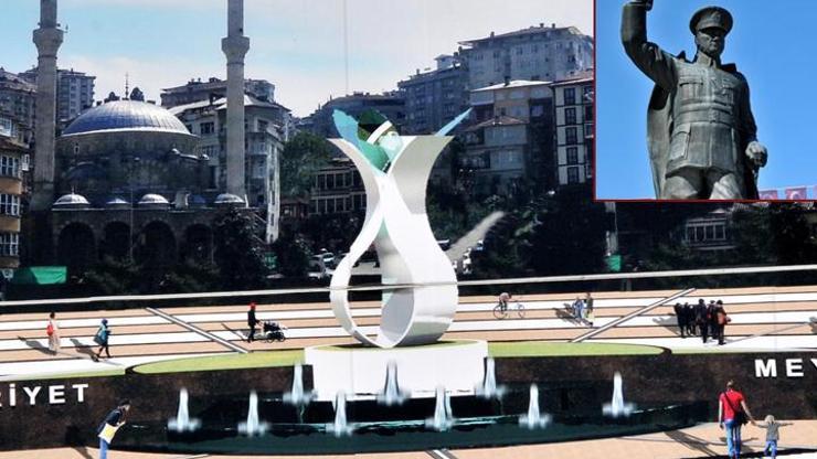 Rize’de Atatürk Anıtı kaldırılıyor tartışması