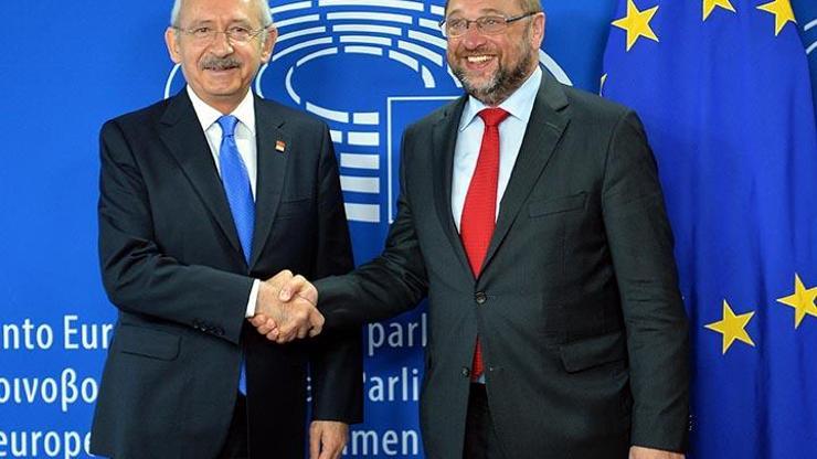 CHP lideri Kılıçdaroğlu, AP Başkanı Schulz ile görüştü