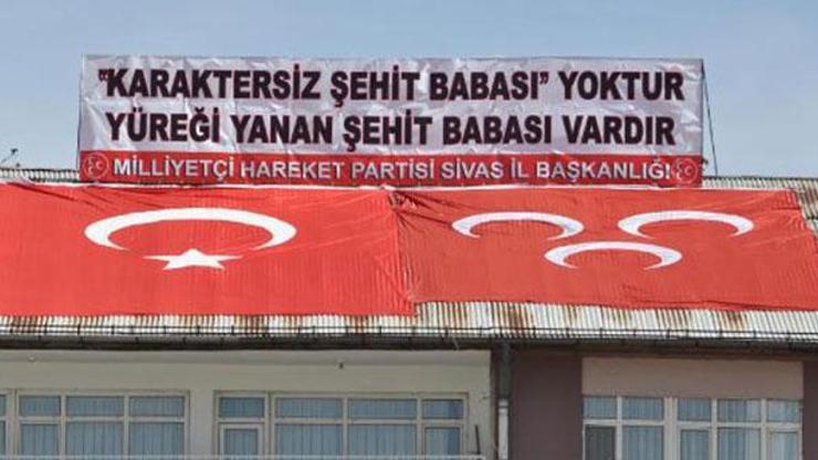 MHPden yeni pankart