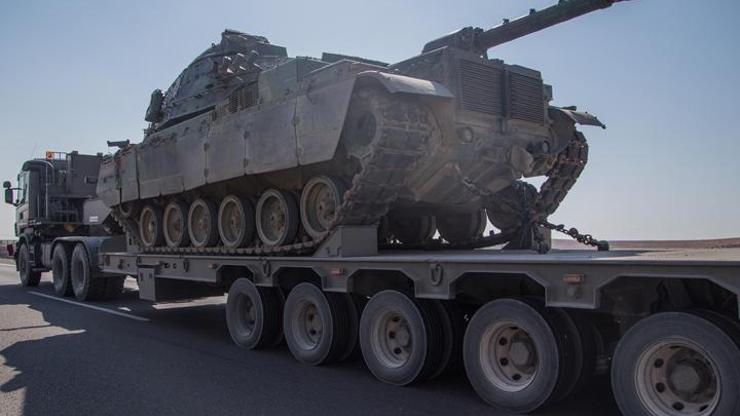 Diyarbakıra tank ve zırhlı araç sevkiyatı