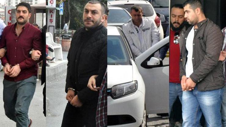 Saldırganlar sağlık kontrolünden geçirildi