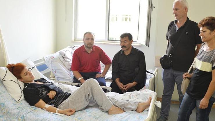 Bomba patlatıldığını, hastanede gazeteden öğrendi