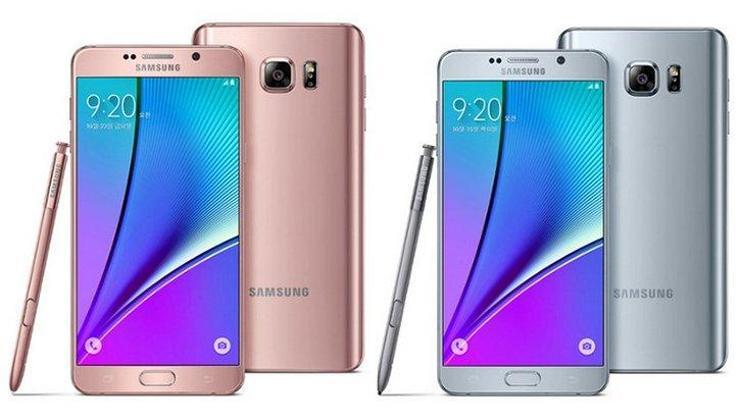Galaxy Note 5 renklendi