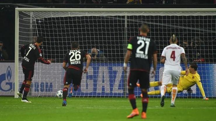Dört dörtlük maç Bayer Leverkusen - Roma: 4-4
