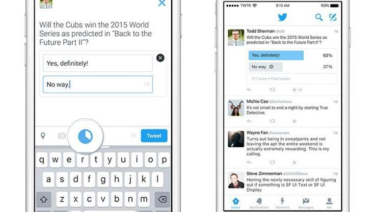 Anket özelliği Twitter’a geldi
