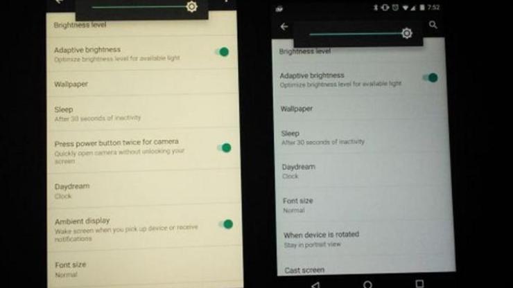 Nexus 5X’te sarı ekran sorunu