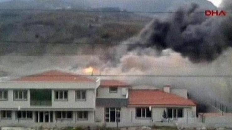 Sakarya Geyvede fabrika yangını