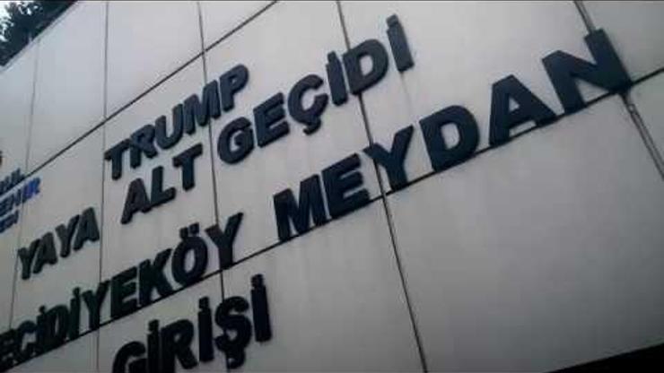 İBB karar aldı, Trump Yaya Alt Geçidinin ismi değişiyor