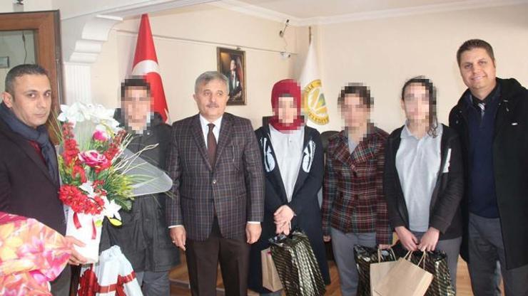 AK Partili belediyeden TEOG sonuçları açıklanmadan kutlama