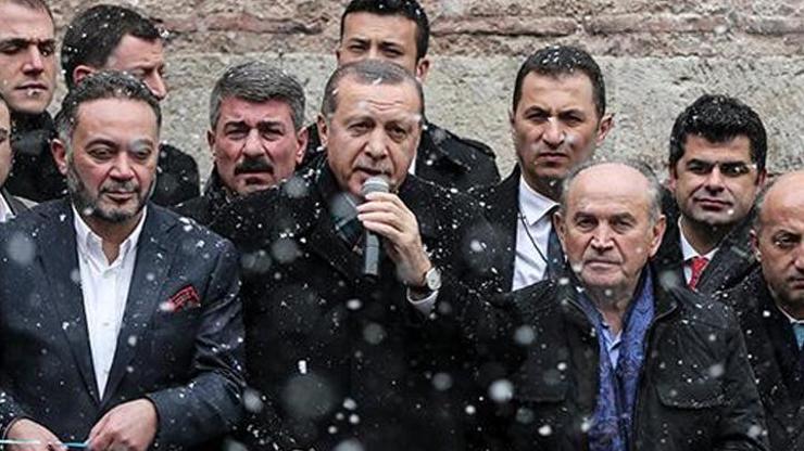 Cumhurbaşkanı kar altında müze açtı