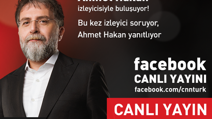 Ahmet Hakan Facebookta izleyicisiyle buluştu