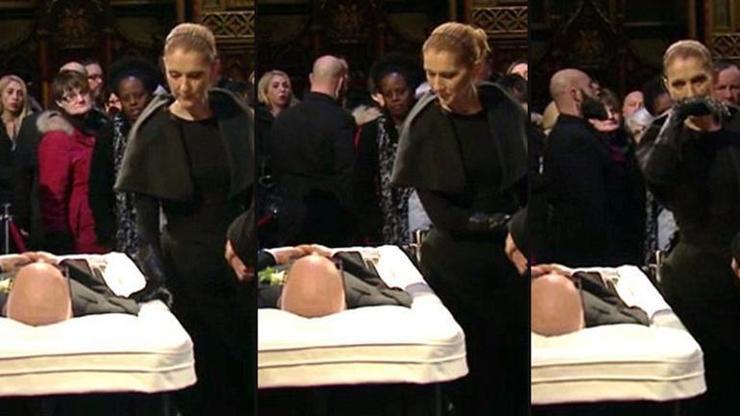 Celine Dion, kocasıyla böyle vedalaştı