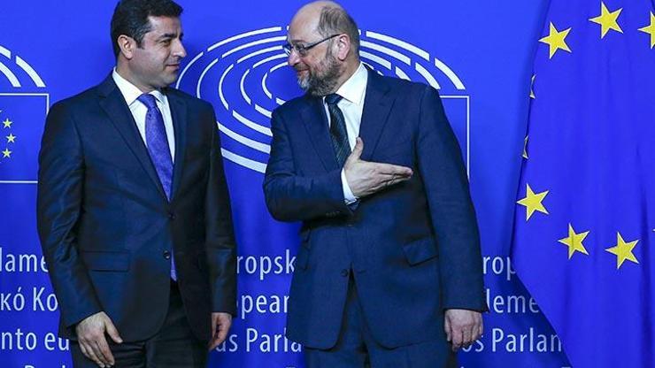 Selahattin Demirtaş AP Başkanı Schulz ile görüştü