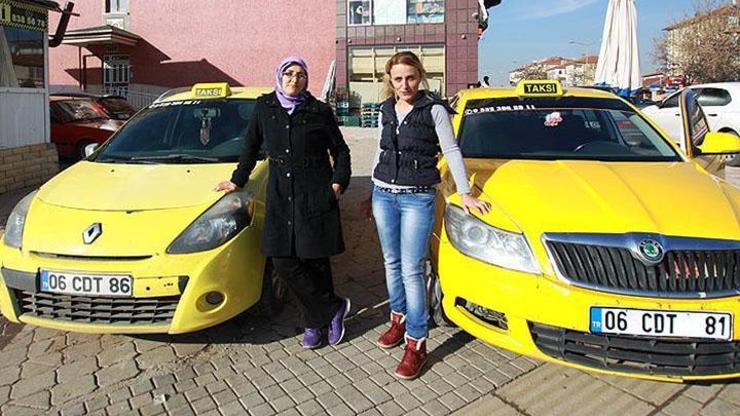 Kadın müşteriye kadın şoför