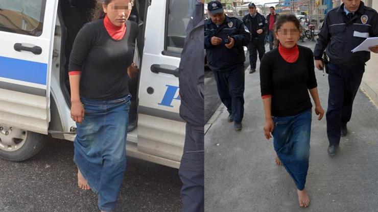 Çıplak ayakla 10 kilometre yürüyüp polise sığındı