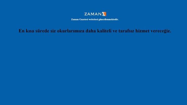 Zaman Gazetesinin internet sitesi kapatıldı