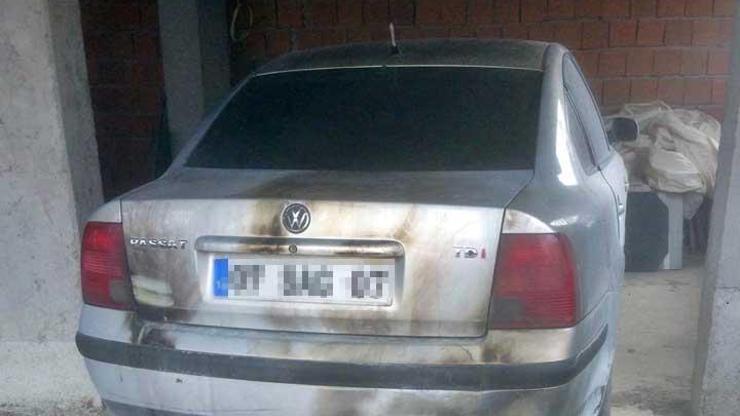 AK Partili belediye başkanının aracı kundaklandı