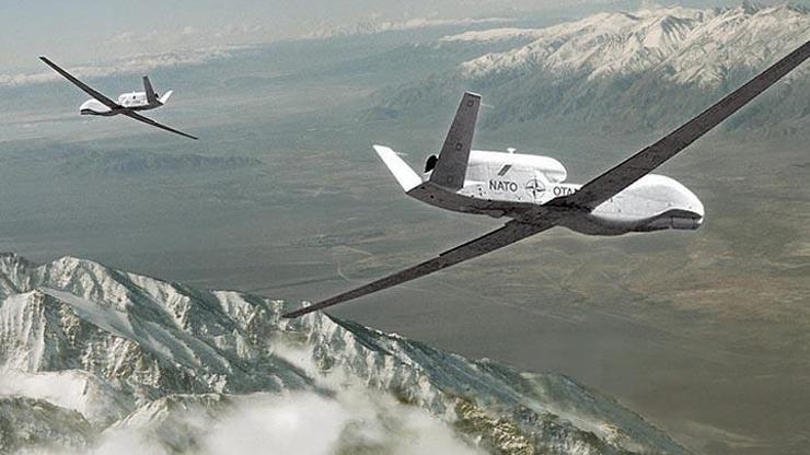 NATO tatbikatında kartal droneu düşürdü