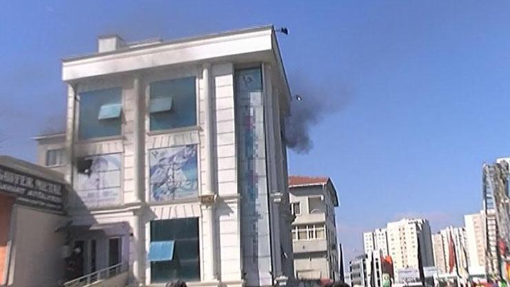 İstanbulda anaokulunda korkutan yangın
